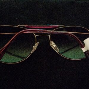 Ray-Ban Purple and Gold Sunglasses